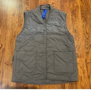 Kit and Ace Women's Quilted Vest – Gray – Size Small Modern Polished Vibes